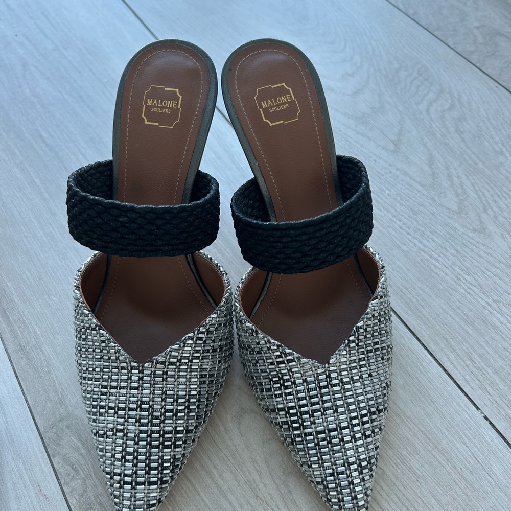 Malone Souliers heels in mint condition, size 8
